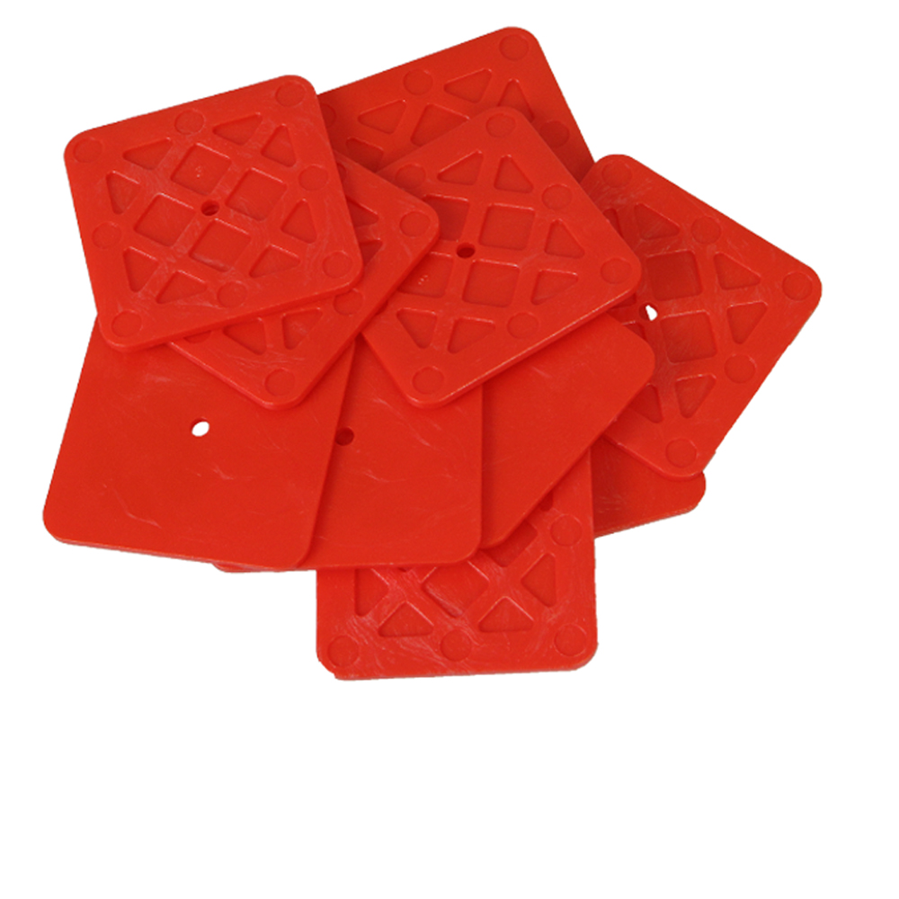 50 x inovatec Plastic unterlegplatten 70 x 70 x 2-10 MM in KS Box ausgleichsp 