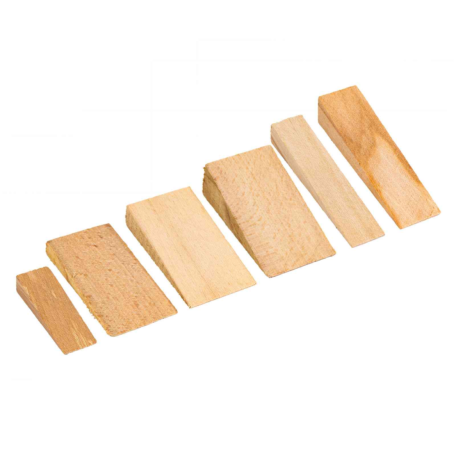 100 x INOVATEC Holz Keile in verschiedenen Abmessungen im Karton 3 Holzkeile_alle_small.jpg