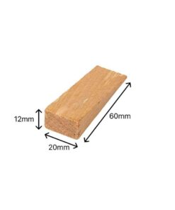 100 x INOVATEC Holz Keile in verschiedenen Abmessungen im Karton 19 60x20x12mm_holzkeile_natur_bemaßung_small.jpg
